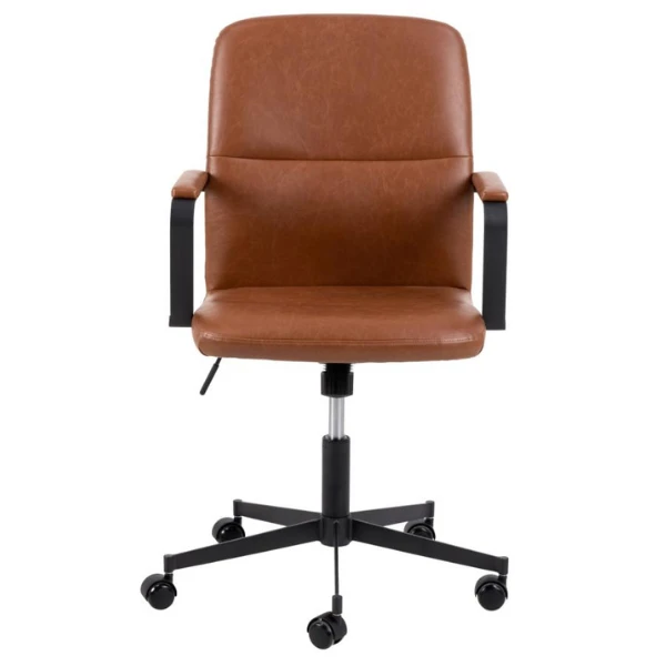 Bureaustoel Flora - Draaibaar, Kantelbaar En Soft Brake - Cognac 11 Bureaustoel Flora - Draaibaar, Kantelbaar En Soft Brake - Cognac - Afbeelding 11