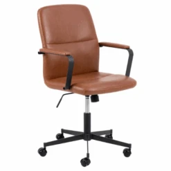 Bureaustoel Flora - Draaibaar, Kantelbaar En Soft Brake - Cognac 25 Bureaustoel Flora - Draaibaar, Kantelbaar En Soft Brake - Cognac -Emob Ontwerp zonder titel 2023 10 24T135924.286 bee3