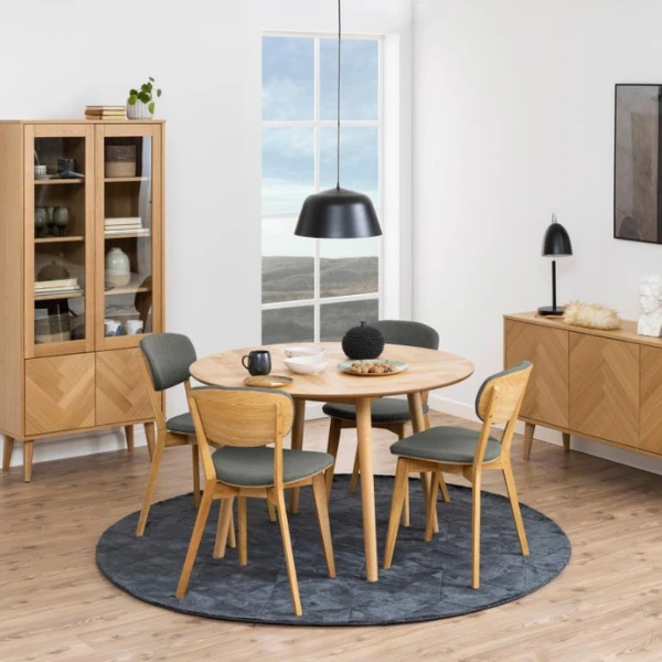 Granada Grijs Eiken Eetkamerstoel - Minsk Collectie 6 Granada Grijs Eiken Eetkamerstoel - Minsk Collectie - Afbeelding 6