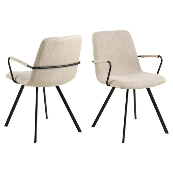 Eetkamerstoel Selina-beige 7 Eetkamerstoel Selina-beige - Afbeelding 7