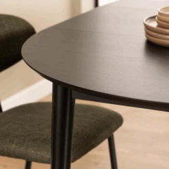 Montreux Ronde Eettafel - Zwart Eikenfineer, Uitschuifblad - 115/154x75cm 12 Montreux Ronde Eettafel - Zwart Eikenfineer, Uitschuifblad - 115/154x75cm -Emob Ontwerp zonder titel 2023 11 17T110955.059 c3c7